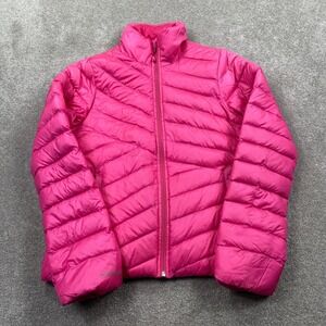 Under Armour Puffer Jacket Womens Small Pink ColdGear Infrared UA Storm Down Mix